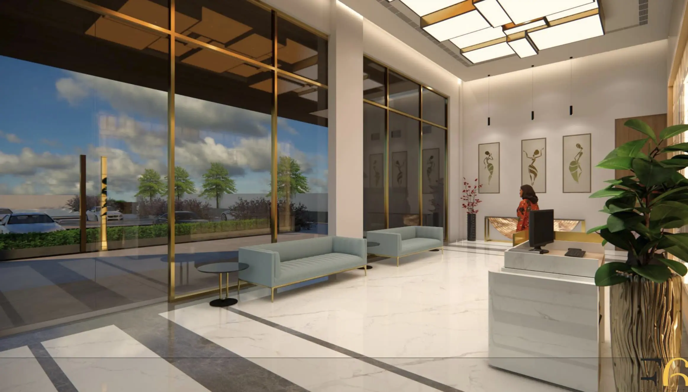 Lobby and Waiting area
